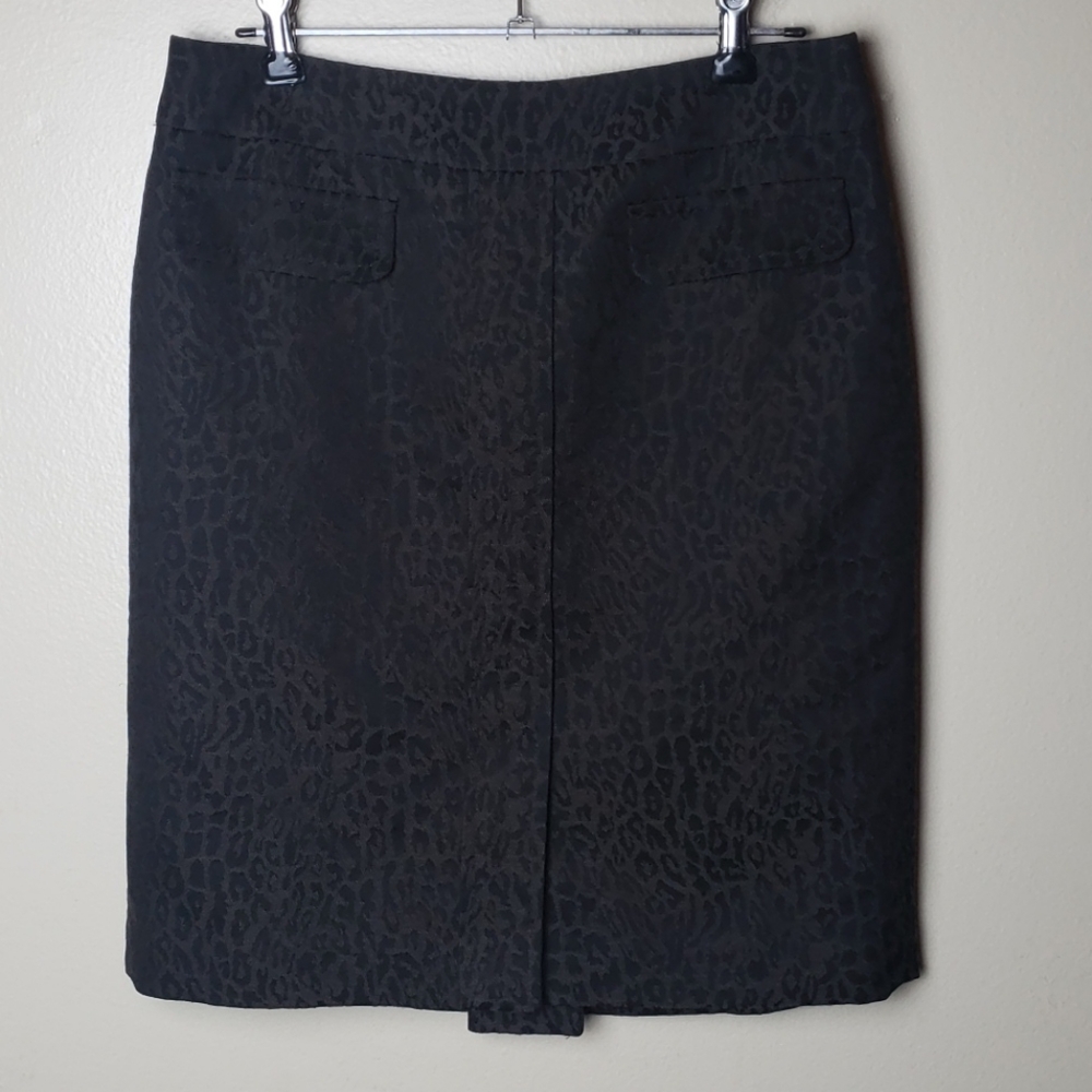 Ann Taylor Wool Blend Animal Cheetah Leopard Skirt